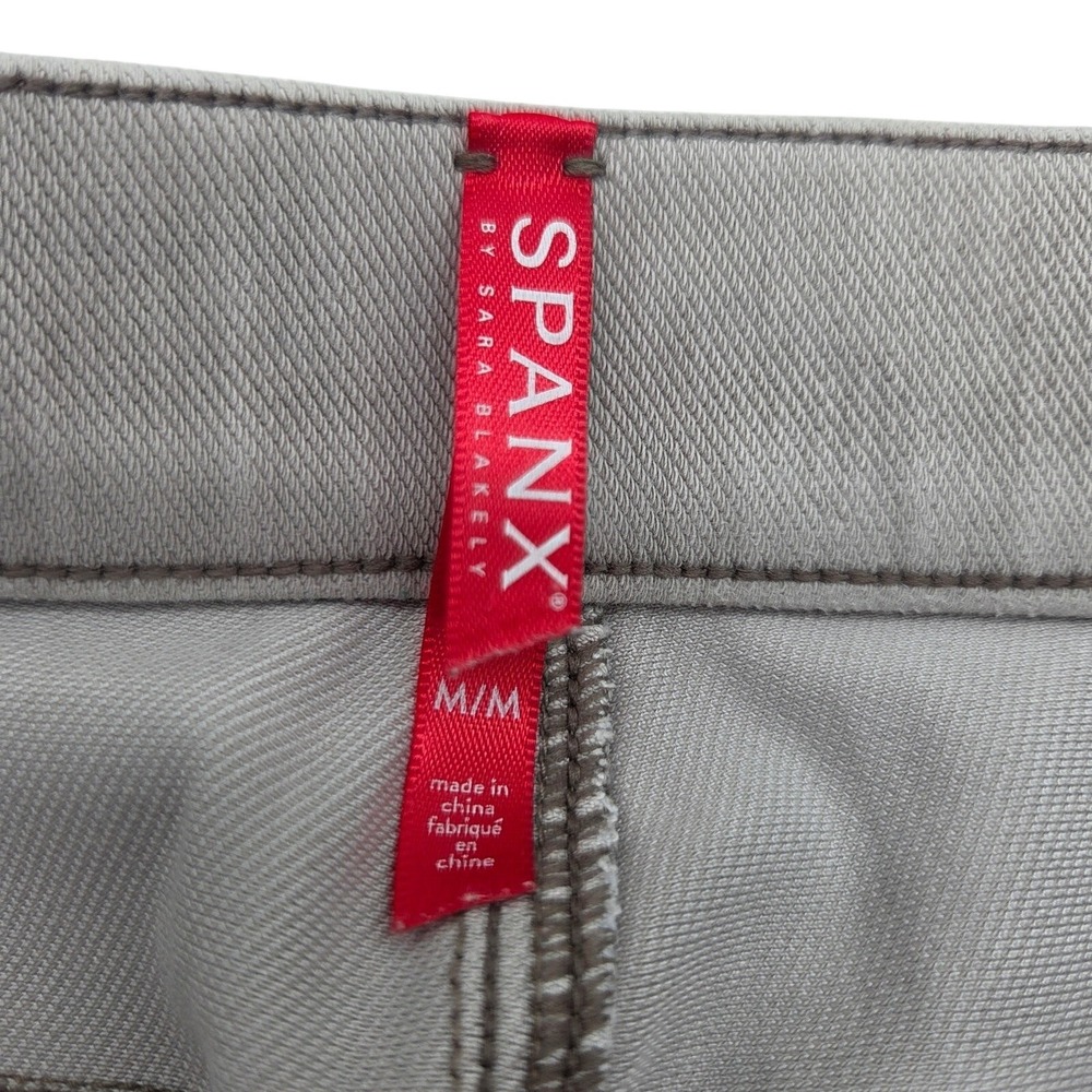 Spanx Ankle Jean-ish Leggings Medium Gray Pull On Slimming Jeggings Casual - Picture 6 of 8